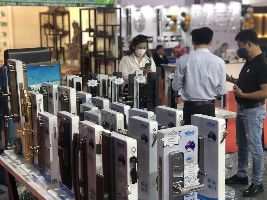 Khóa vân tay cửa kính